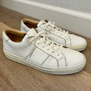 GREATS Brooklyn White Leather Sneakers Shoes Size US 10.5 EU 43.5